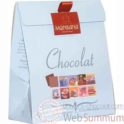 Lot de 6 étuis chocolat Collection Paris Monbana -11180045