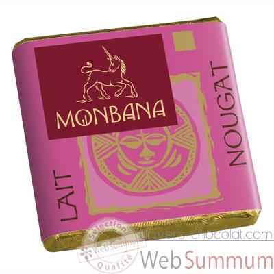 Chocolat Napolitain Lait aux éclats de Nougat 9% Monbana -11150012