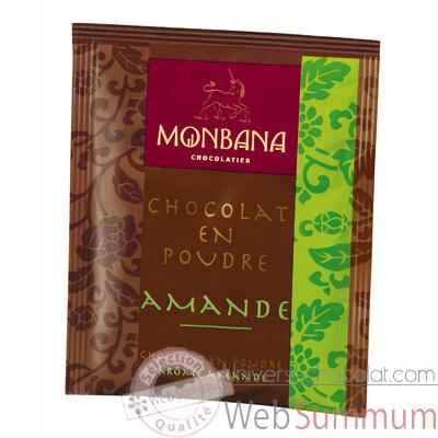 Dosette de chocolat en poudre arome Amande Monbana -121M043