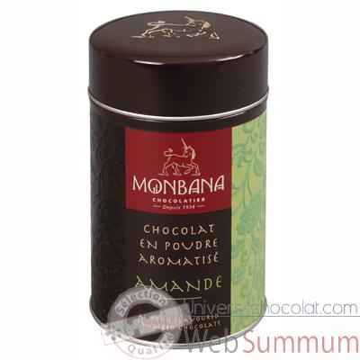Boîte de chocolat en poudre arôme Amande Monbana -121M016