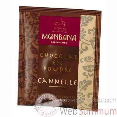 Dosette de chocolat en poudre arome Cannelle Monbana -121M077