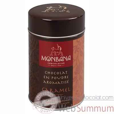 Boite de chocolat en poudre arome Caramel Monbana -121M074