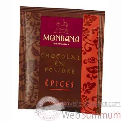 Dosette de chocolat en poudre arôme Epices Monbana -121M078
