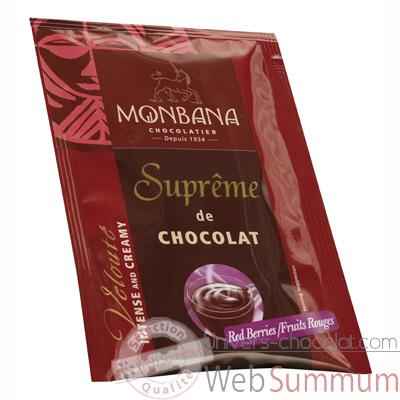 Video Dosette de Supreme de Chocolat en poudre arome Fruits Rouges Monbana -121M166