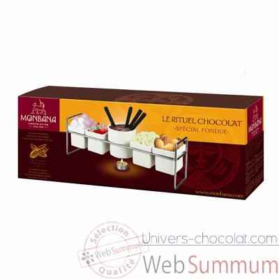 Coffret cadeaux fondue a chocolat Monbana -157001