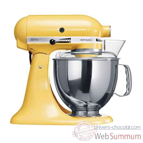 Kitchenaid robot bol inox 4.8 l jaune pastel - artisan Cuisine -665992