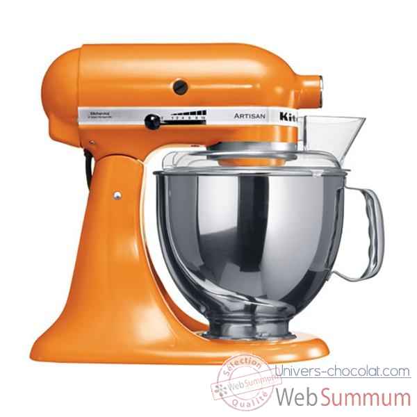 Kitchenaid robot bol inox 4.8 l tangerine - artisan Cuisine -665999