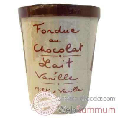 2 fondue au chocolat au lait et vanille Aux Anysetiers du Roy - 0321x2