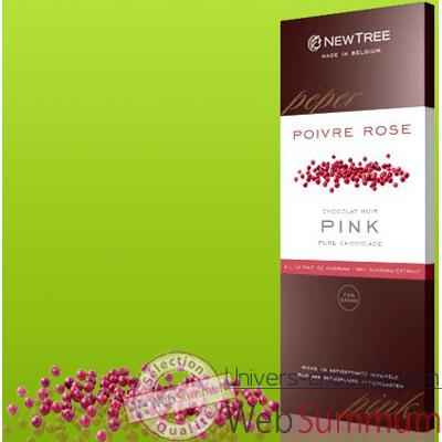 Newtree-Chocolat Noir Pink Poivre rose, tablette 80g-341729